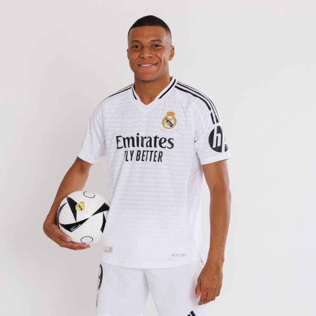 Premium DOTNET Cloth Kylian Mbappe 24/25 Season Home Jersey No 9 shirt Real Madrid! Jersey