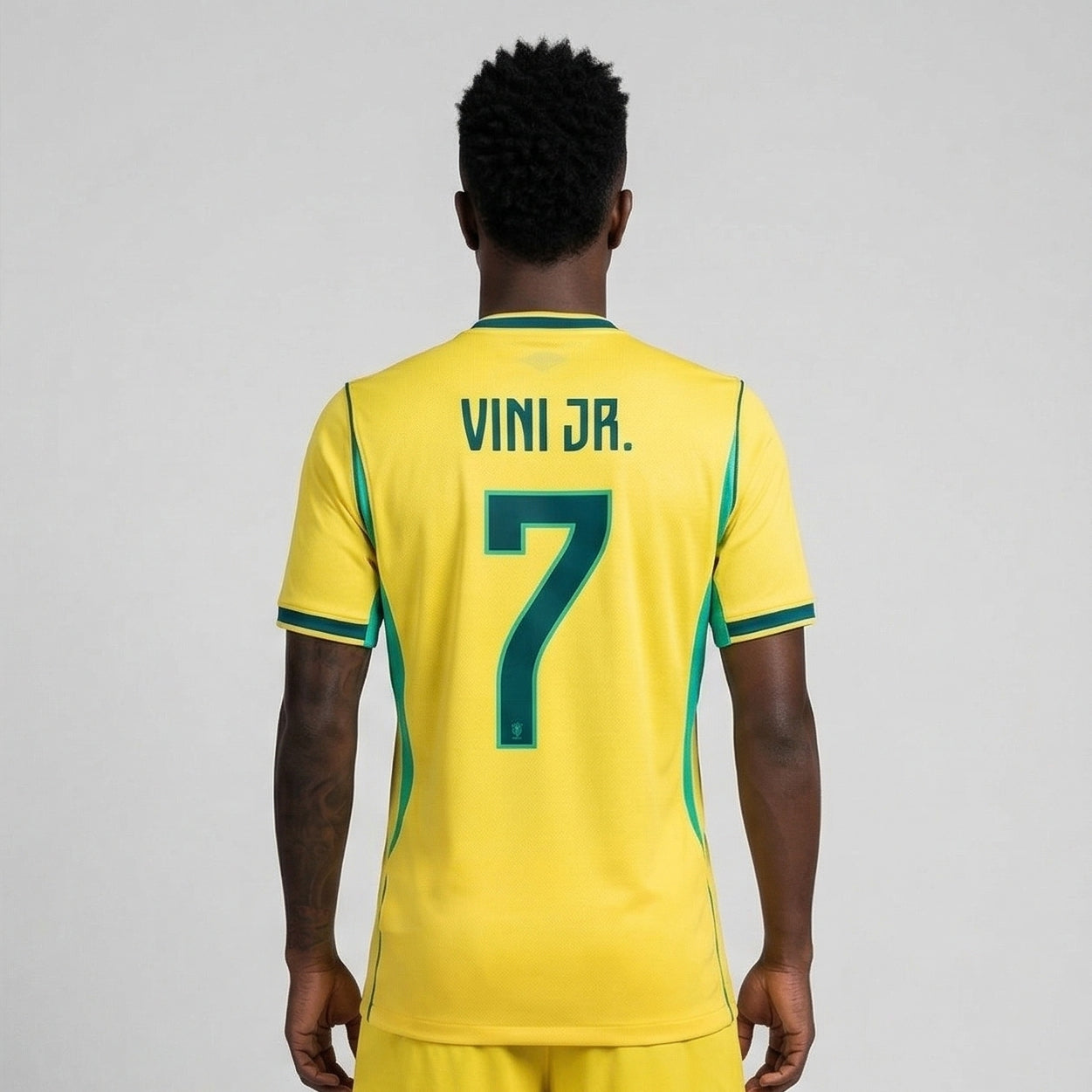 Vinícius Jr. Brazil Home Jersey 2026 – Premium Football Fan Edition (Yellow & Green)