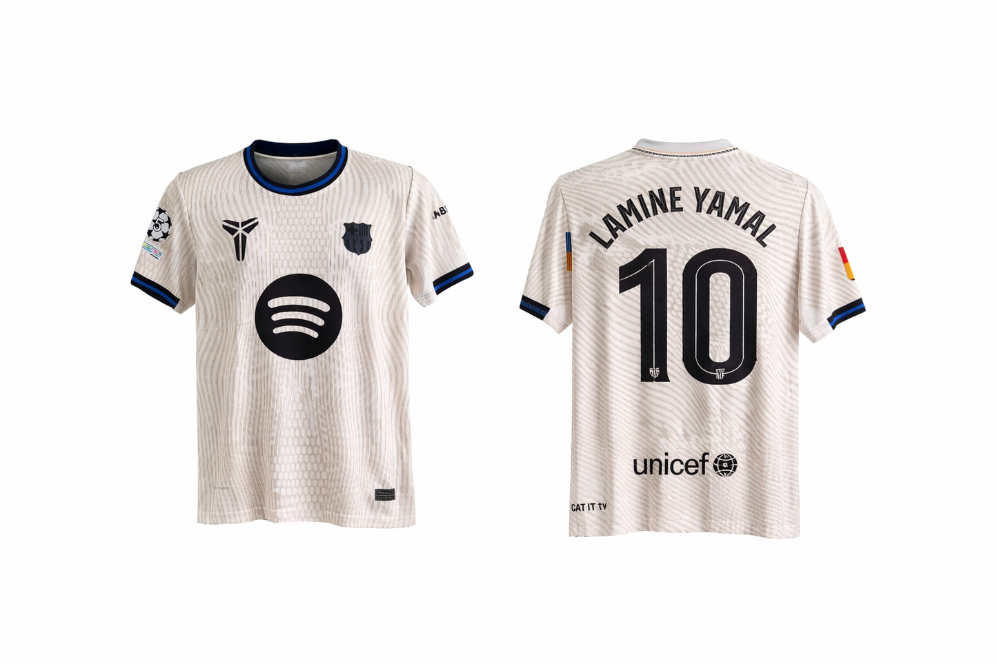 Premium DOTNET Cloth Lamine Yamal Barcelona Away #10 Premium Football Jersey – FCB